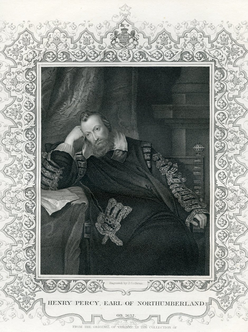 Henry Percy, 9. hrabě z Northumberlandu (1564-1632) od English School