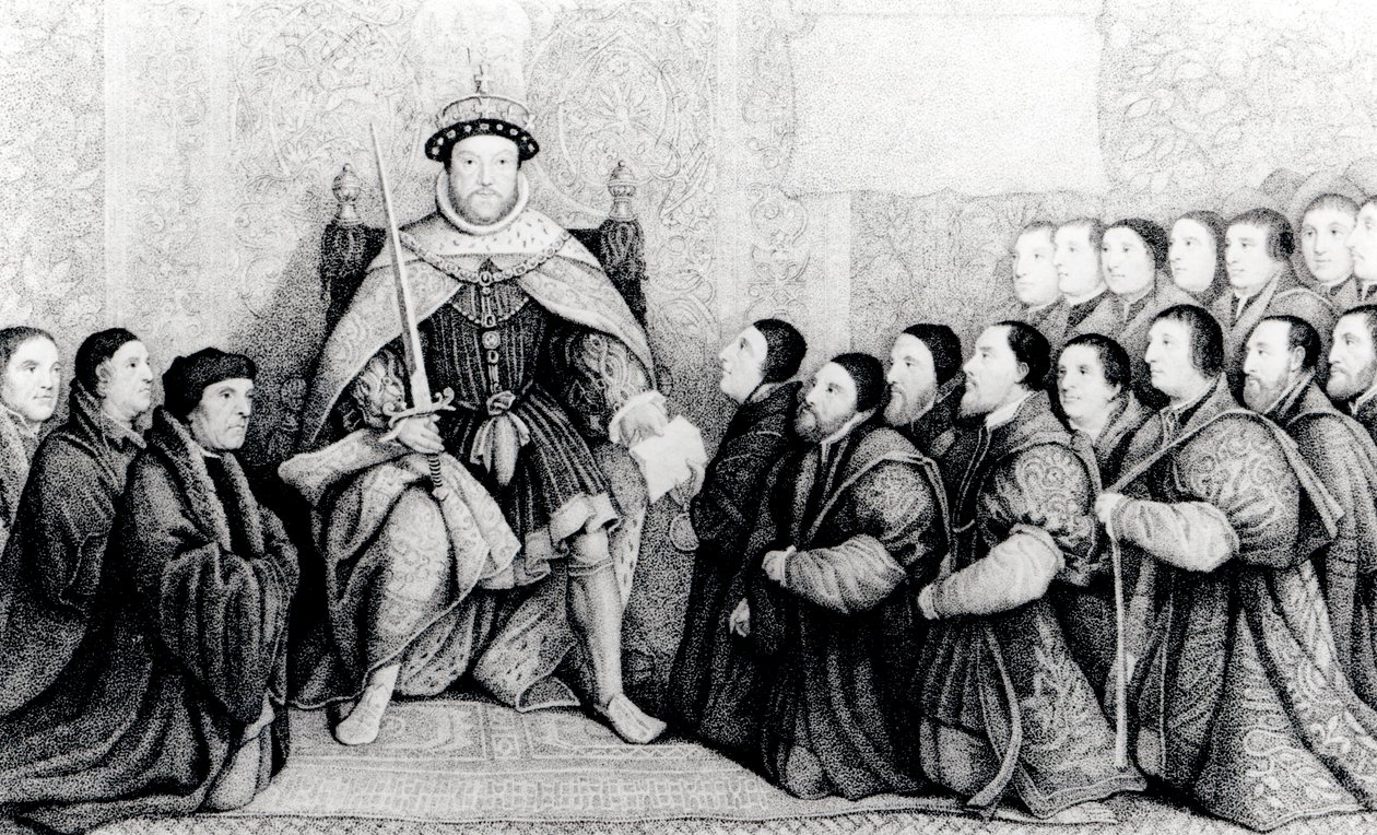 Jindřich VIII. udělil listinu holičům od English School