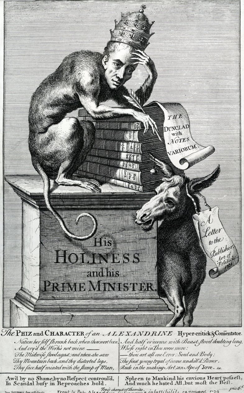 Jeho Svatost a jeho ministerský předseda, 1729 od English School