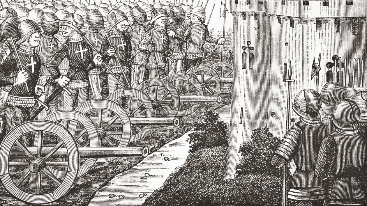 Jak hrabě de Foix zaujal silná místa v Guienne, 1878 od English School