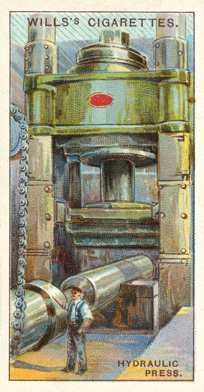 Hydraulický lis (chromolit) od English School