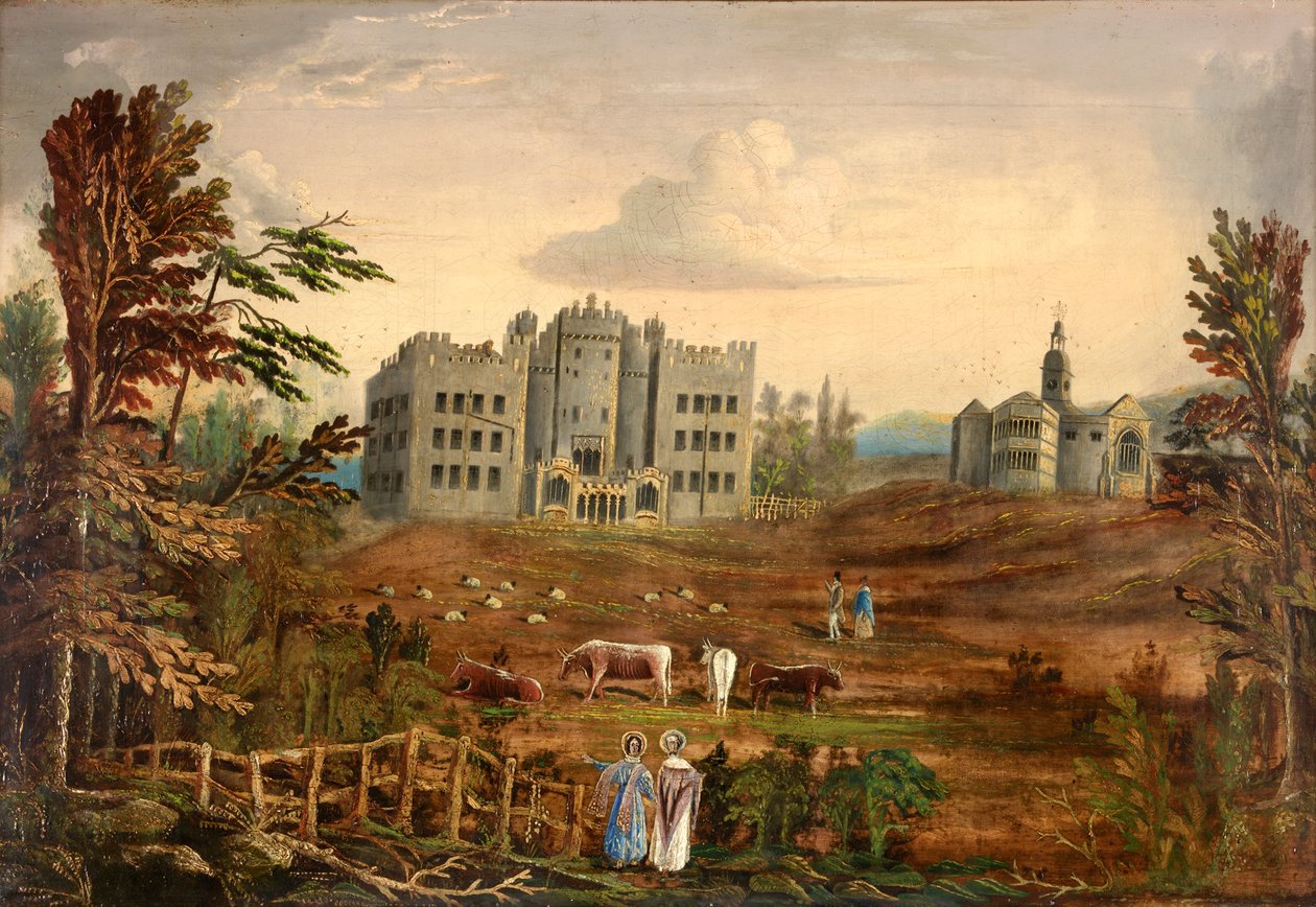 Hrad Hylton, Sunderland kolem roku 1830 od English School