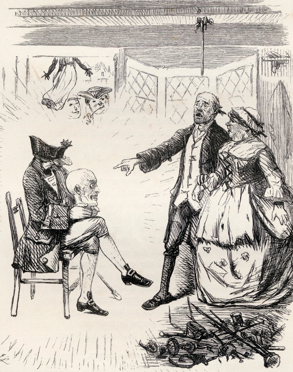 Ilustrace podle J. Leecha k básni 