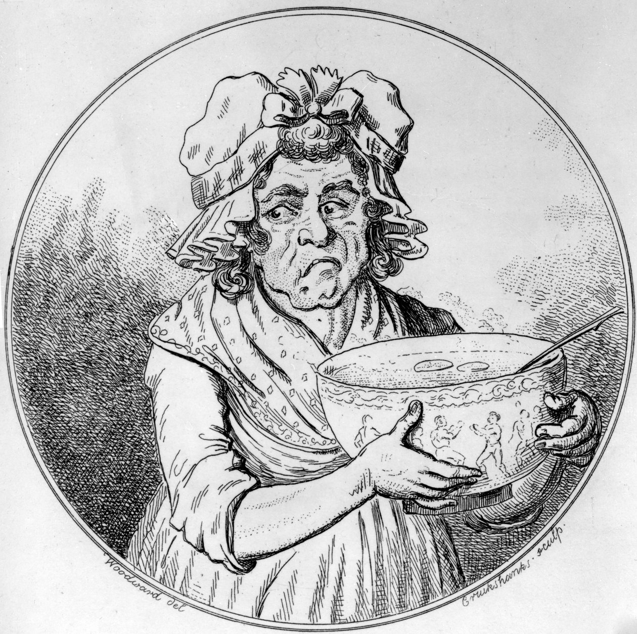 Ilustrace, George Moutard Woodward, rytý Isaak Cruickshank, vydal Allen&West, 1796 od English School