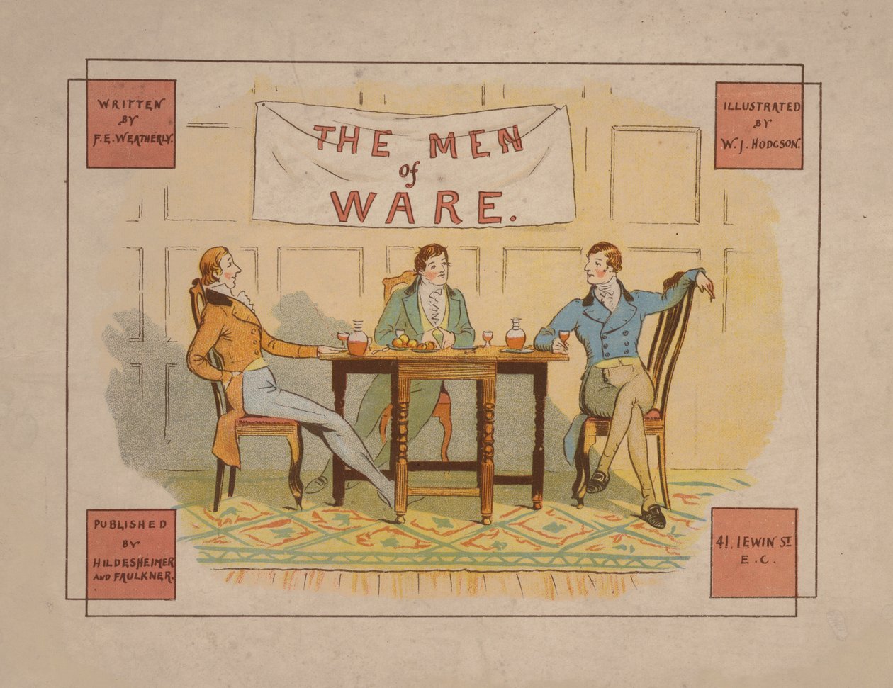 Ilustrace k filmu The Men of Ware, cca 1880 (barevná litografie) od English School