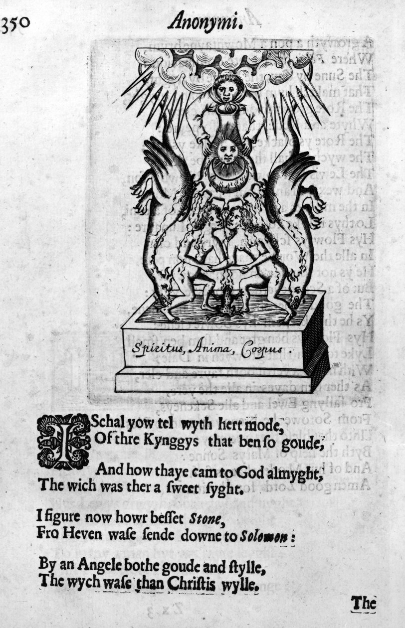 Ilustrace z Theatrum Chemicum Britannicum od Eliase Ashmole, poprvé publikovaná v roce 1652 od English School