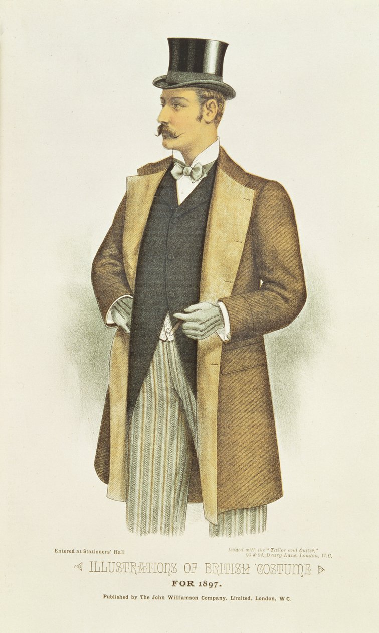 Ilustrace britského kostýmu, hospoda. od John Williamson Company Ltd, 1897 od English School