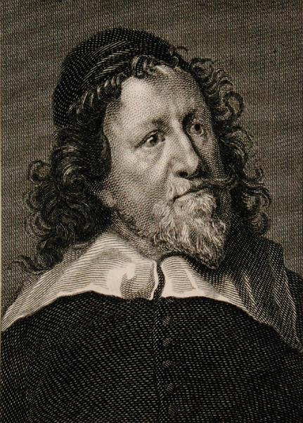 Inigo Jones (1573-1652) (rytina) od English School