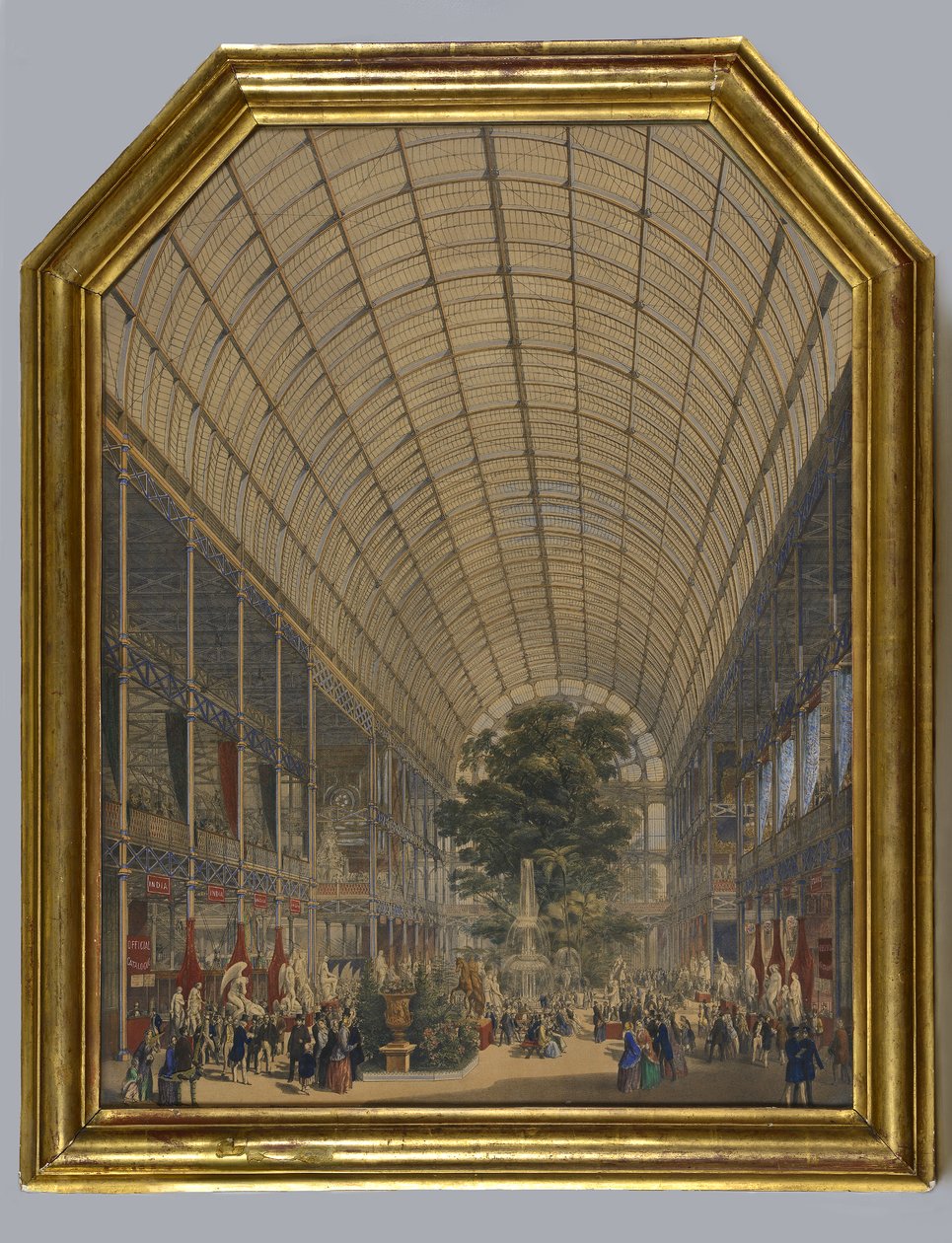 Interiér Crystal Palace, 1851 od English School