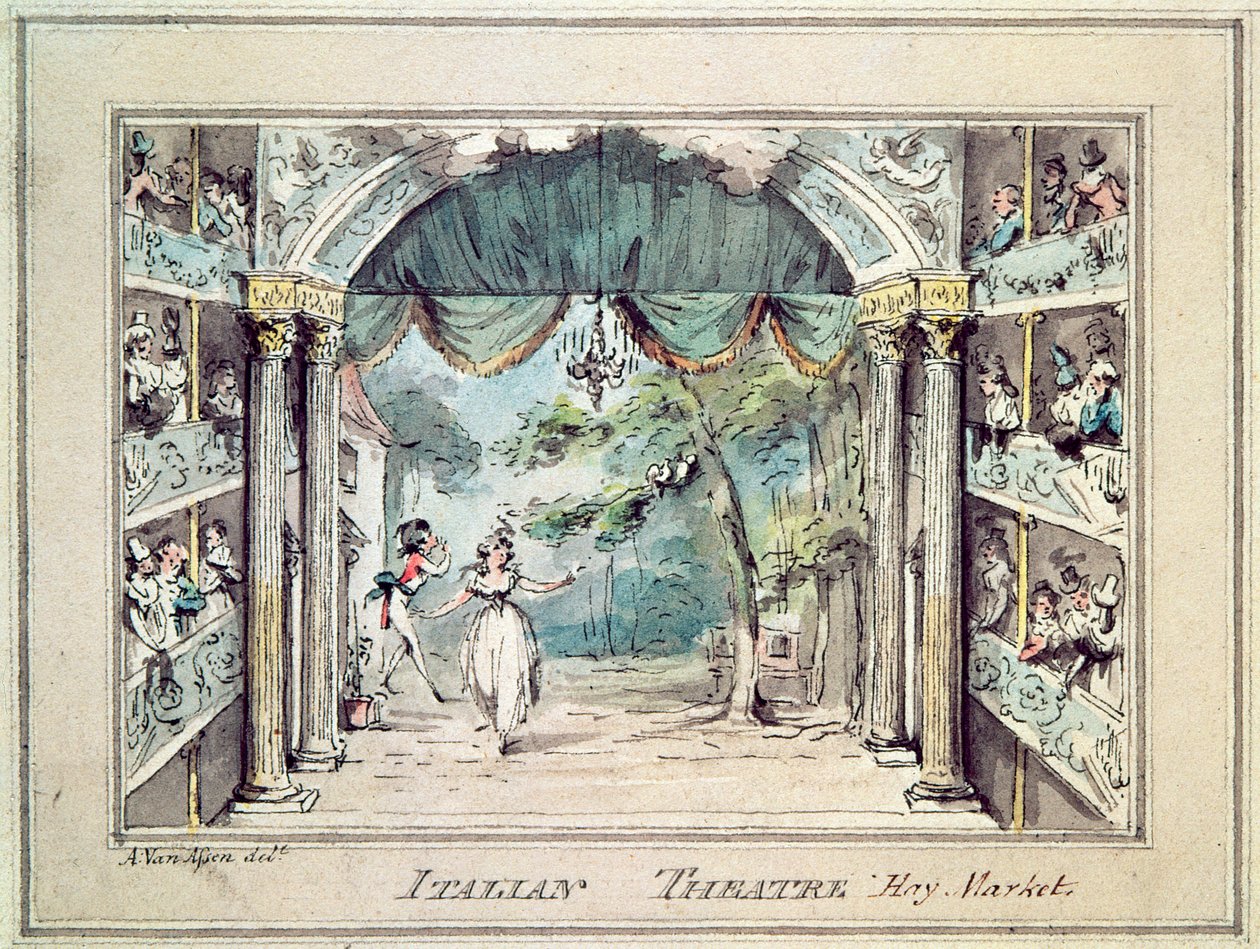 Italské divadlo, Haymarket od English School