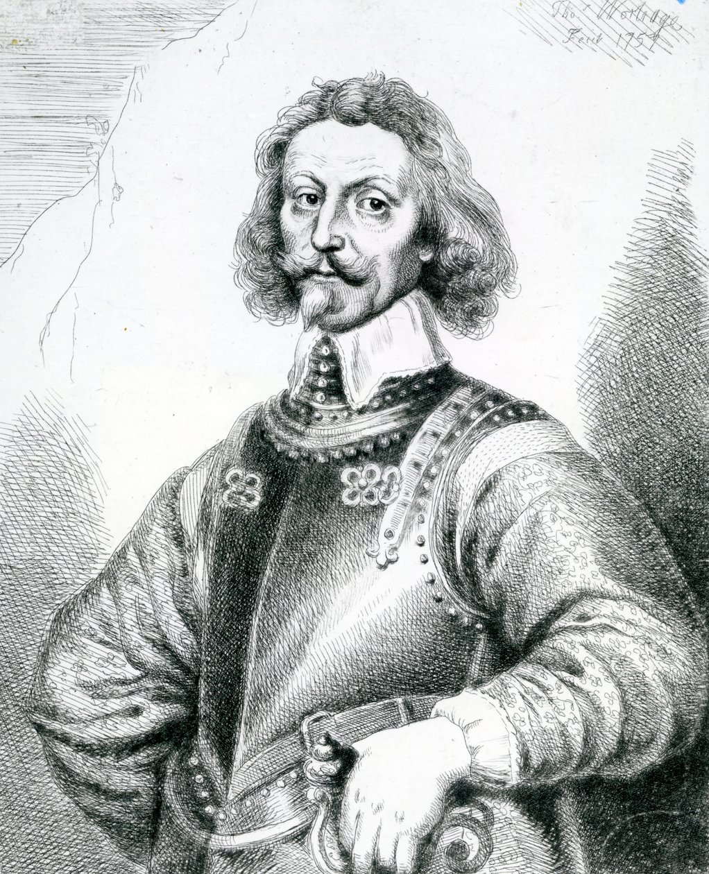 Jacob Astley (1579-1652) 1. baron Astley z Readingu, kolem roku 1757 od English School