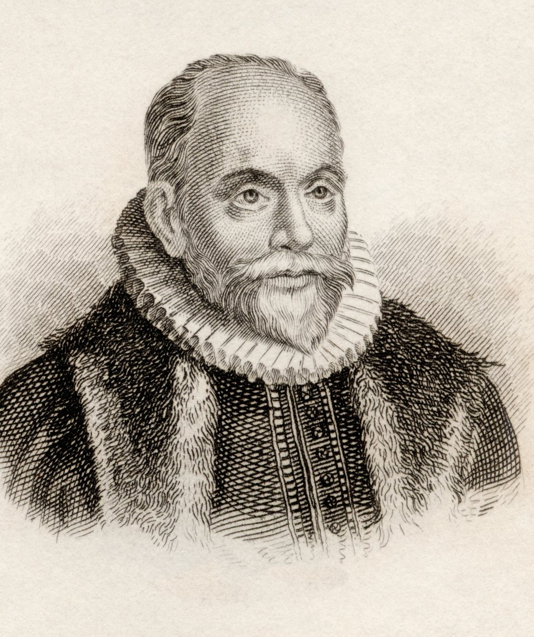 Jacobus Arminius z „Crabbes Historical Dictionary“, vydaného v roce 1825 od English School