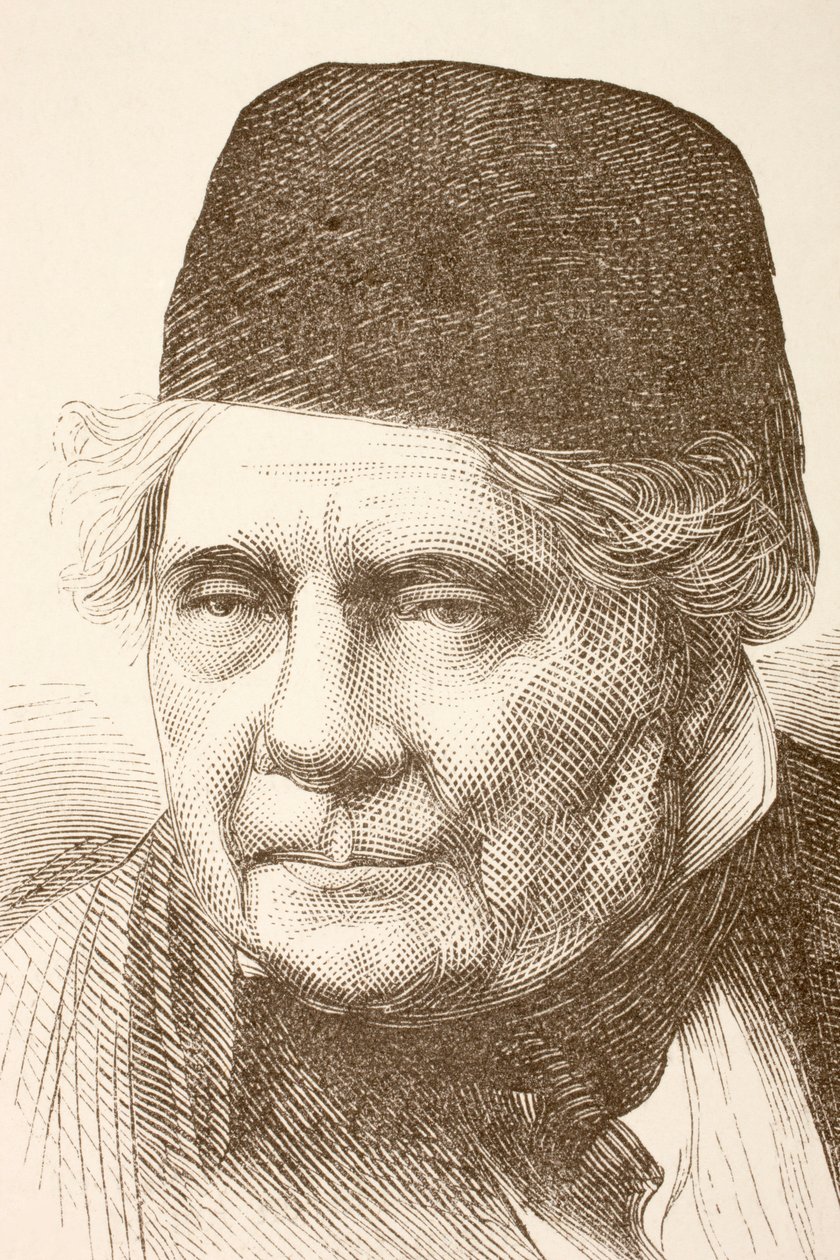 Jacques Babinet (litho) od English School