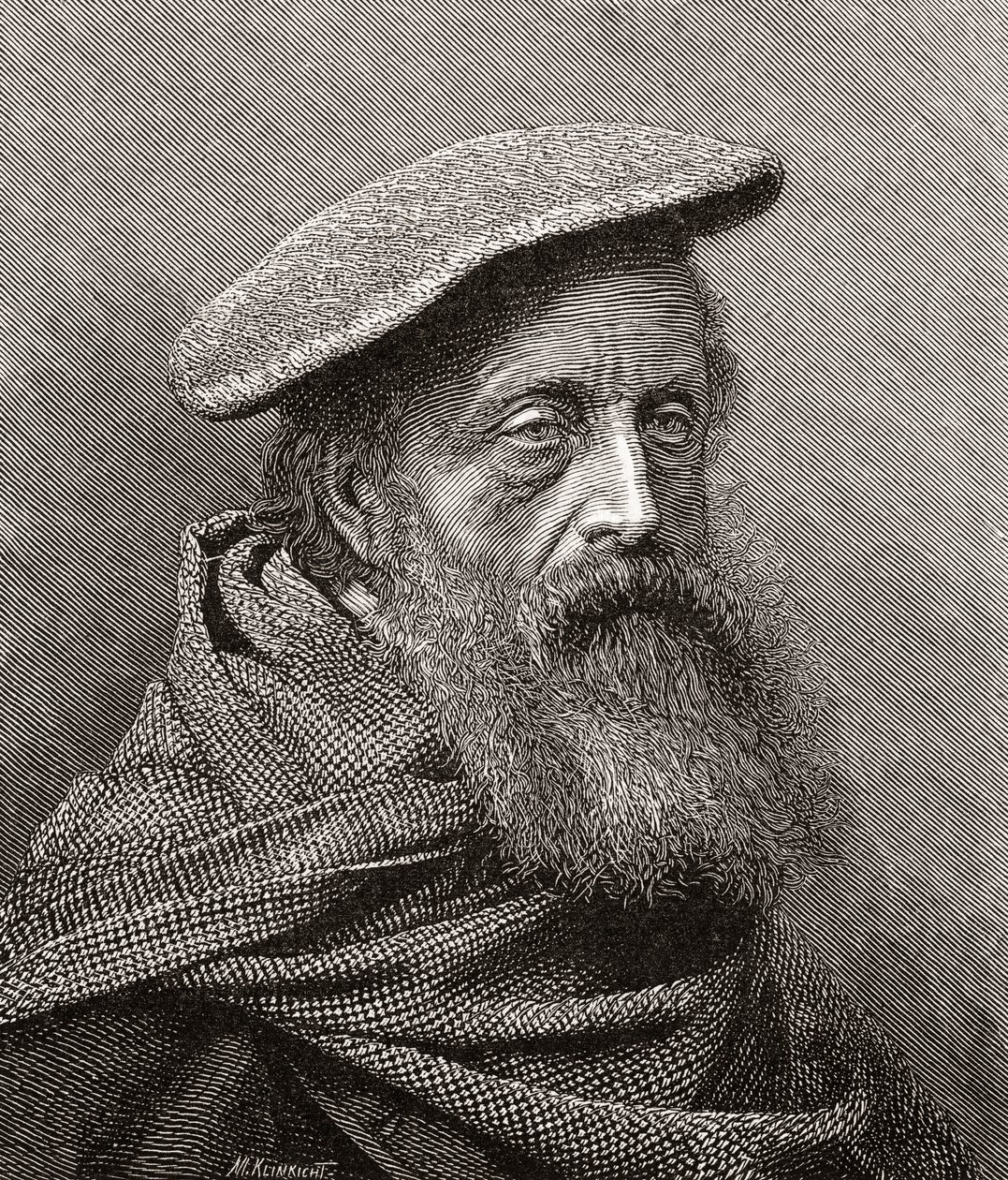 James Clarke Hook z The Magazine of Art, publikovaný v roce 1878 od English School