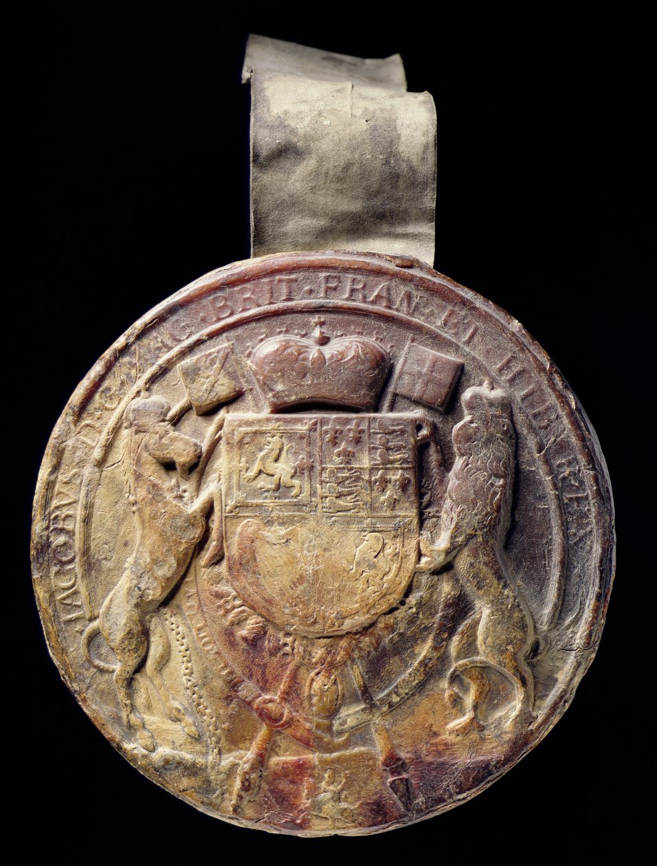 James Is Great Seal, 17. století (vosk) od English School