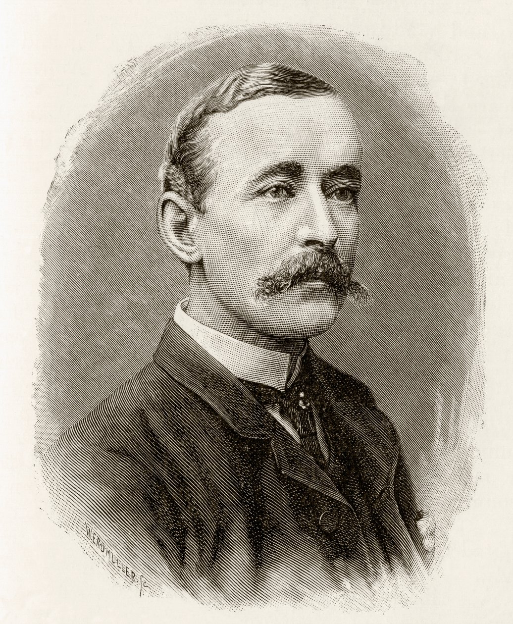 James Sligo Jameson, 1890 (dřevoryt) od English School