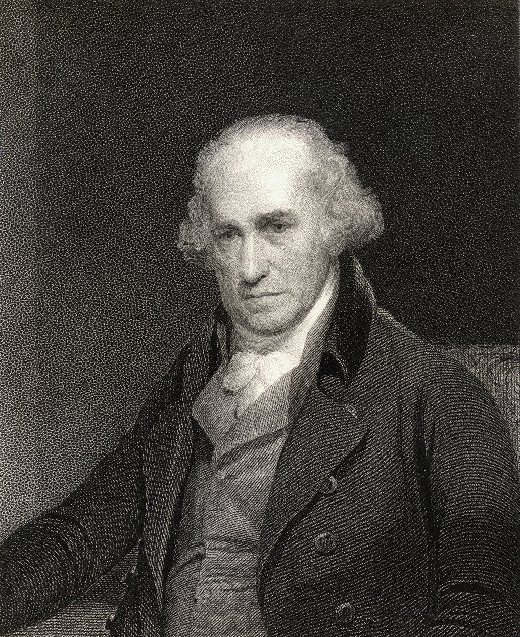 James Watt (1736-1819) z Galerie portrétů, publikoval v roce 1833 od English School