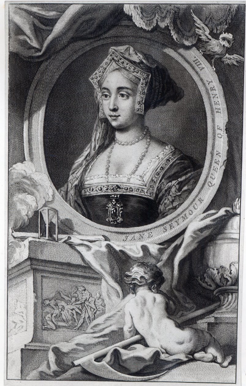 Jane Seymour, vyrytý Jacobus Houbraken, 1746 od English School