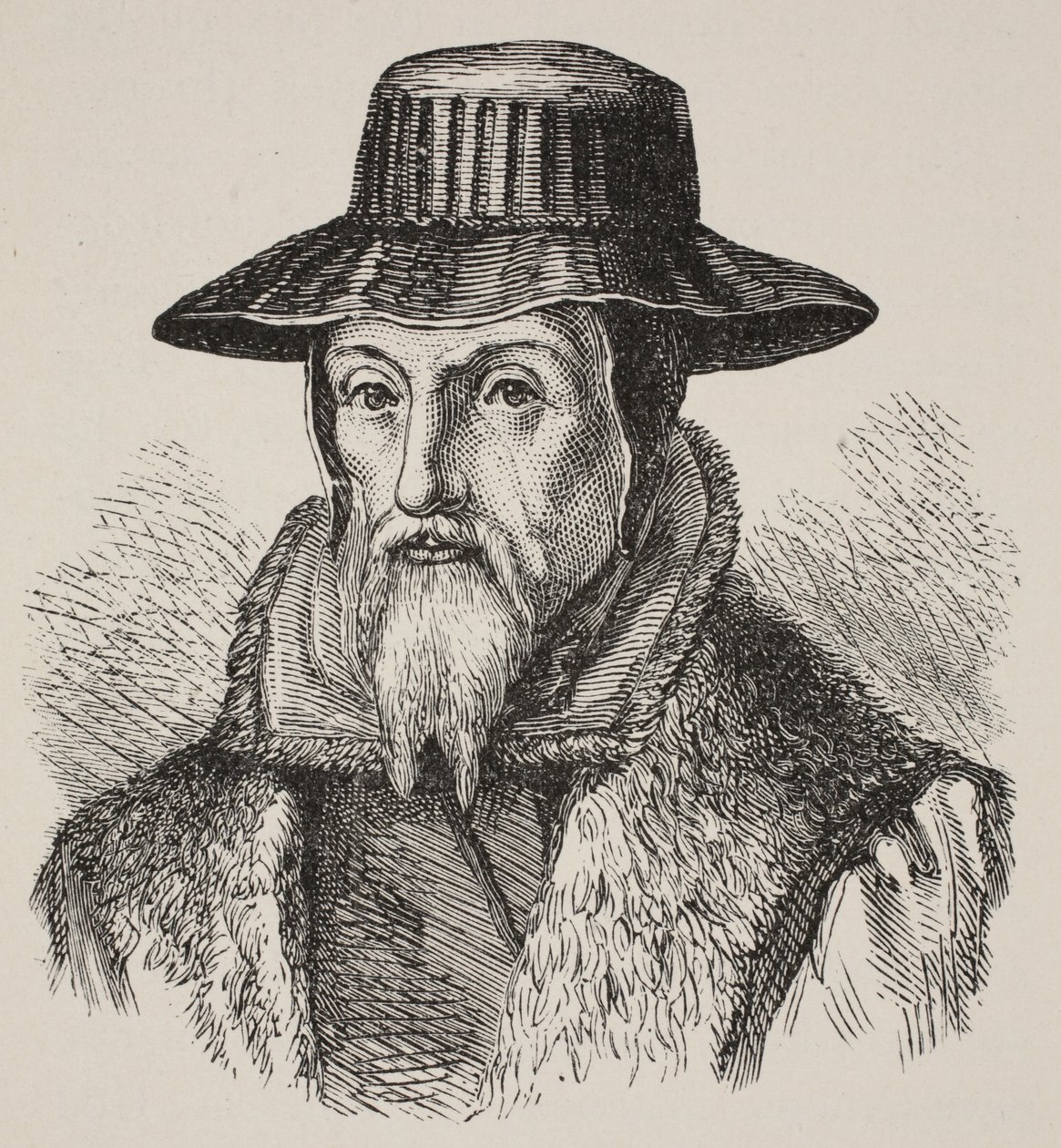 John Foxe, ilustrace z anglikánské církve: Spence-Jones, vyd. cca 1910 (sépiová fotografie). od English School