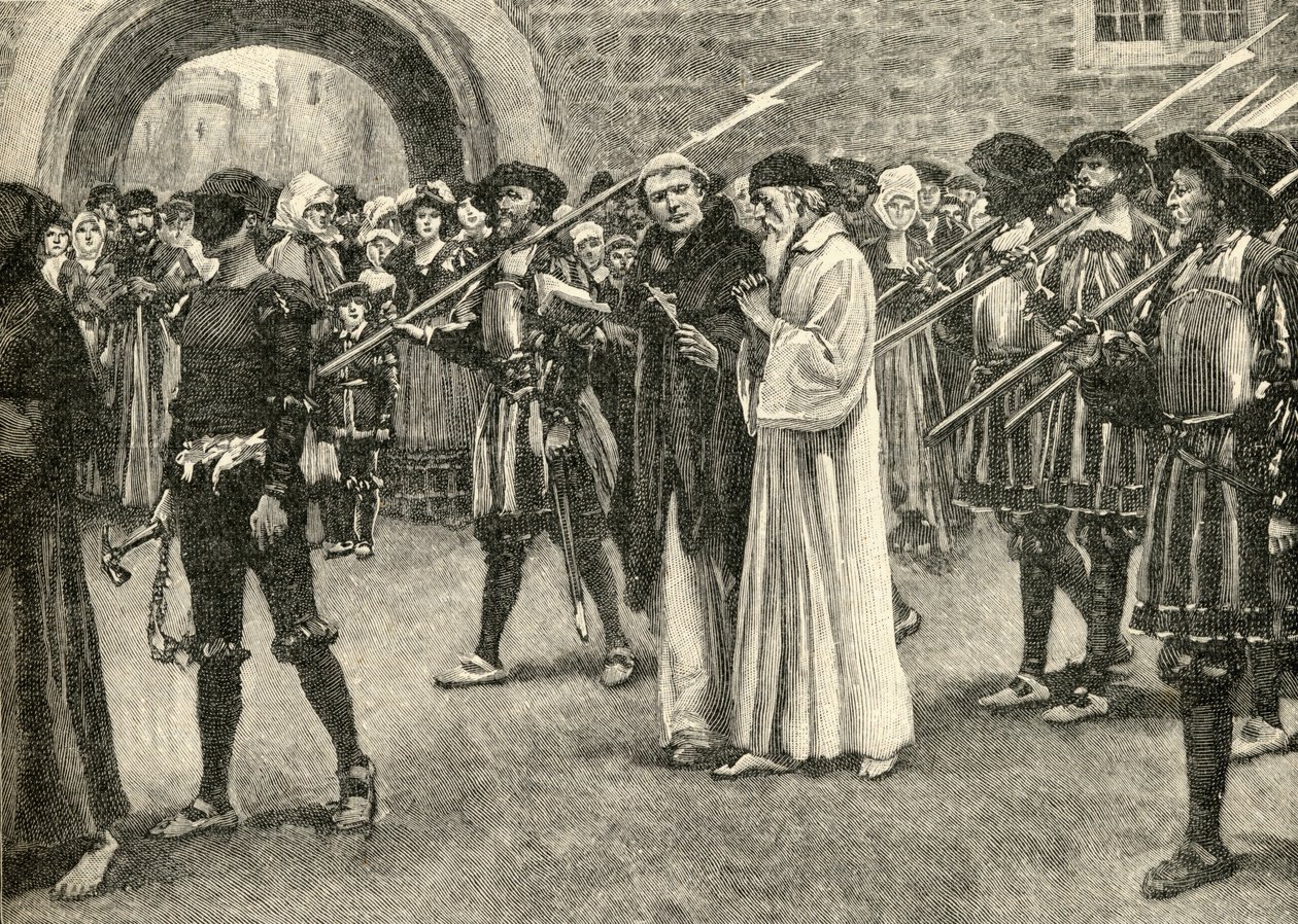 John Frith (1503-33) jde na mučednickou smrt od English School