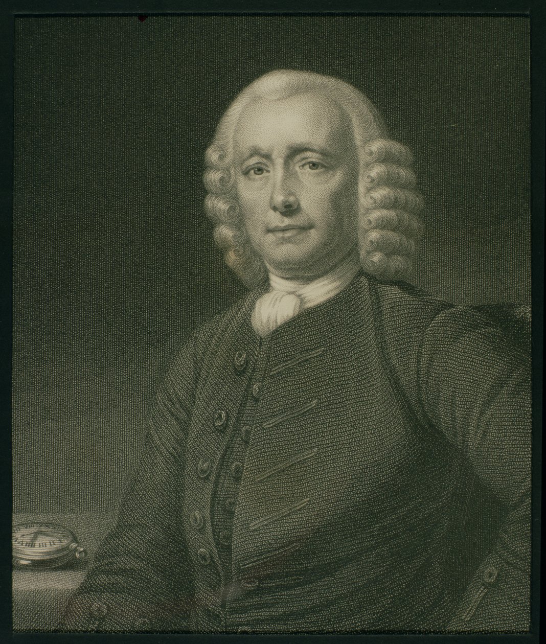 John Harrison (1693-1776) z The Gallery of Portraits, publikoval 1833 od English School