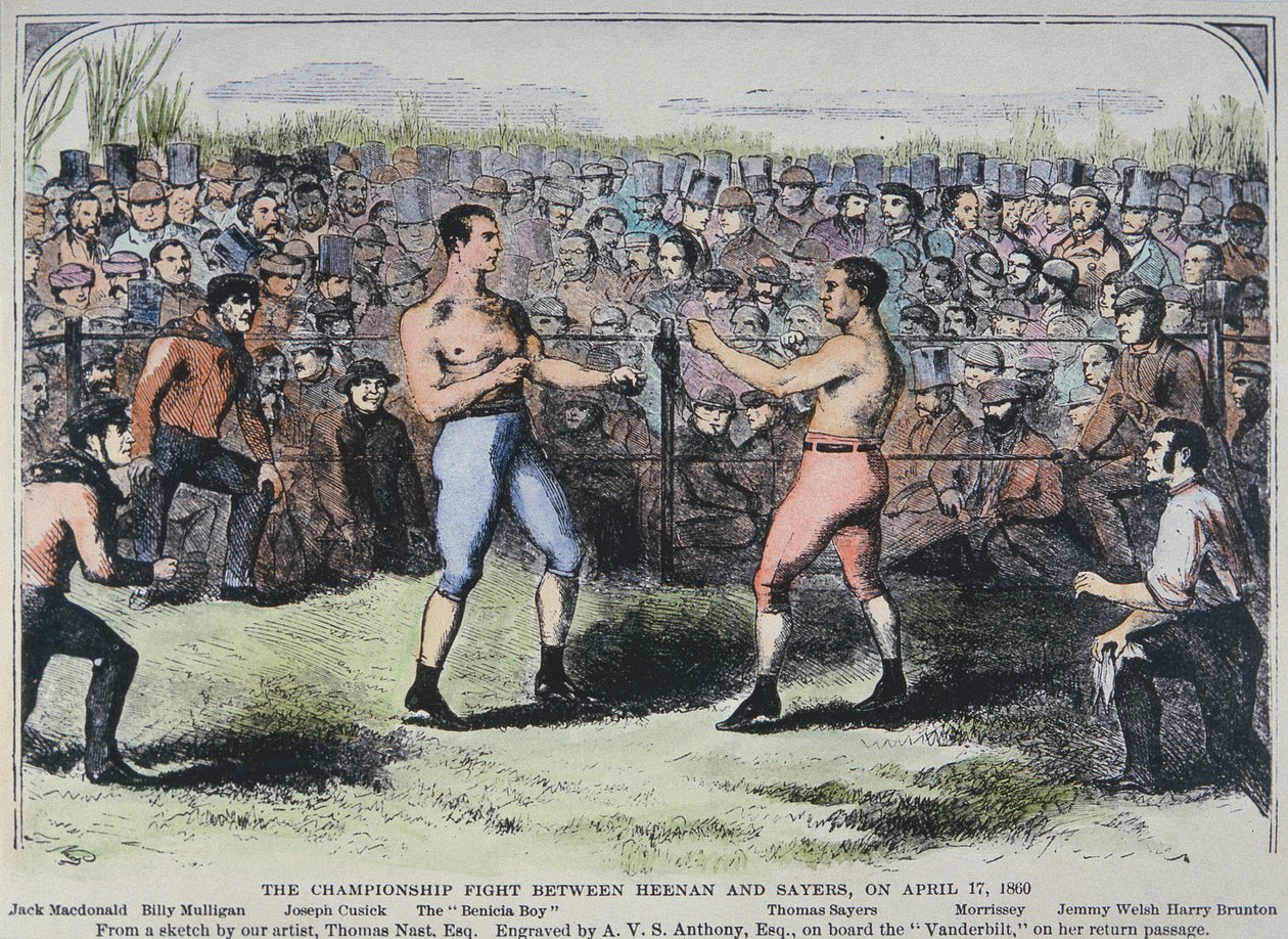 John Heenan versus Tom Sayers od English School