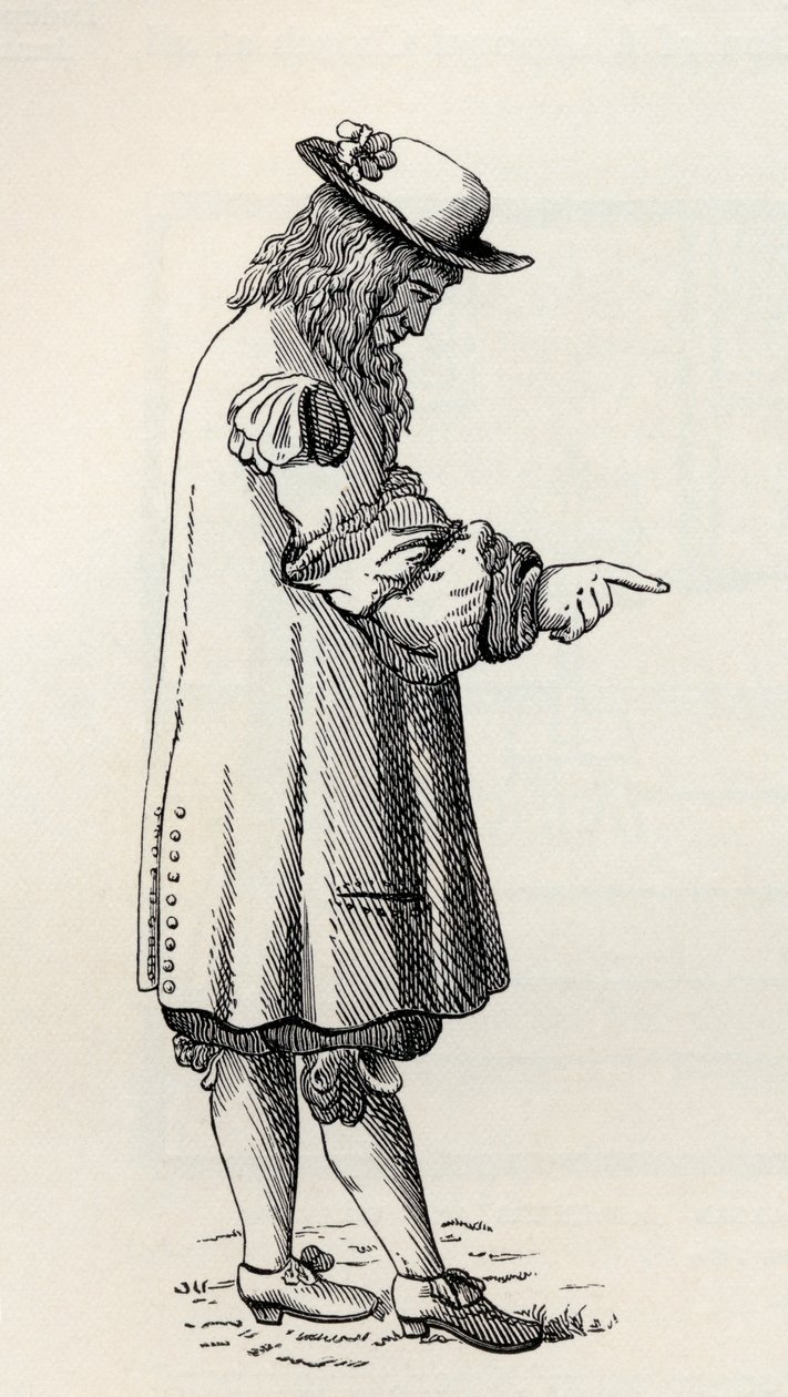 John Lilburne, z „Krátké historie anglického lidu“ od J. R. Greena, vydané v roce 1893 od English School