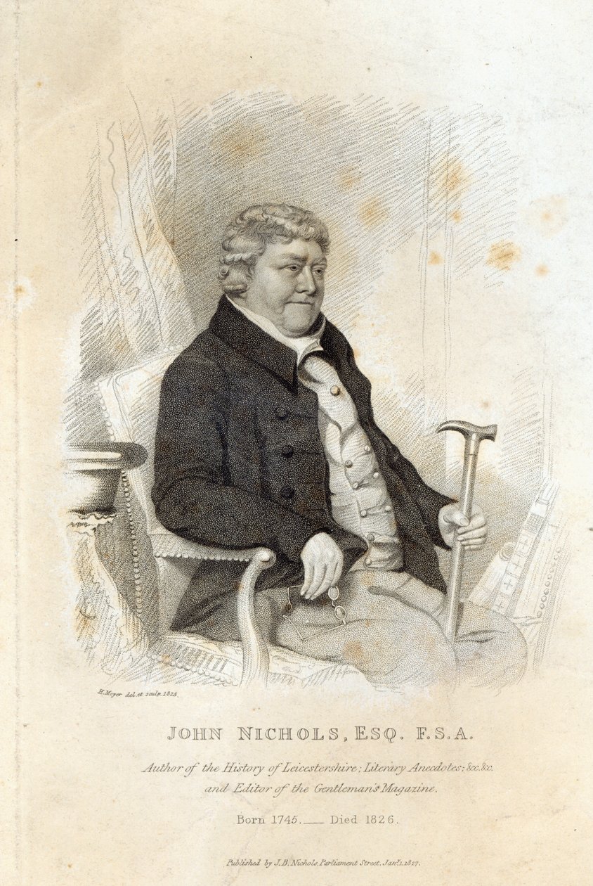 John Nichols, vyryl H. Meyer, 1825 od English School