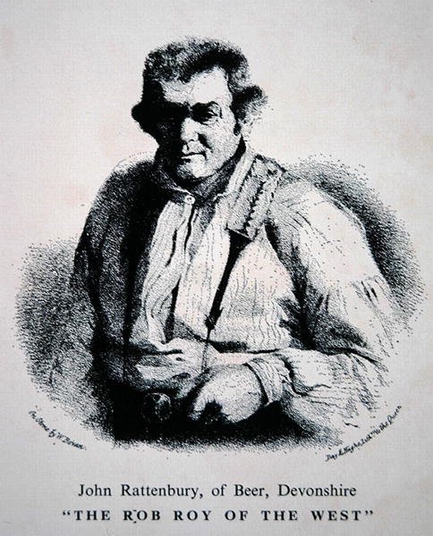 John Rattenbury z Beer, Devonshire od English School