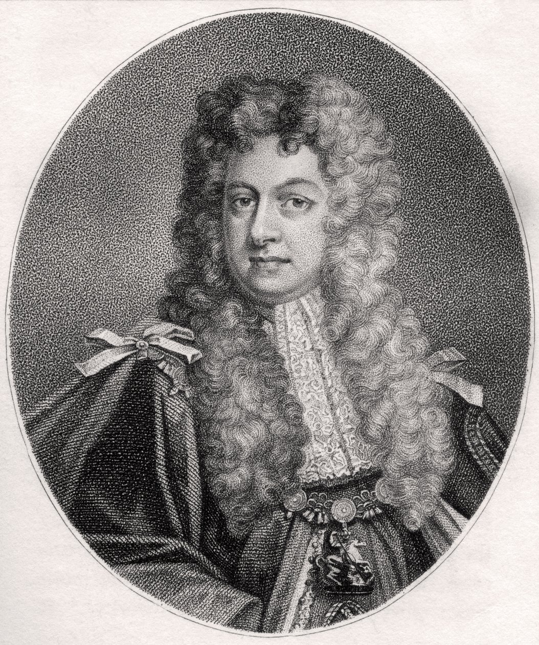 John Sheffield, vyryl Paftanrini, ilustrace z „Katalogu královských a vznešených autorů, svazek IV“, vydaného v roce 1806 (litho) od English School
