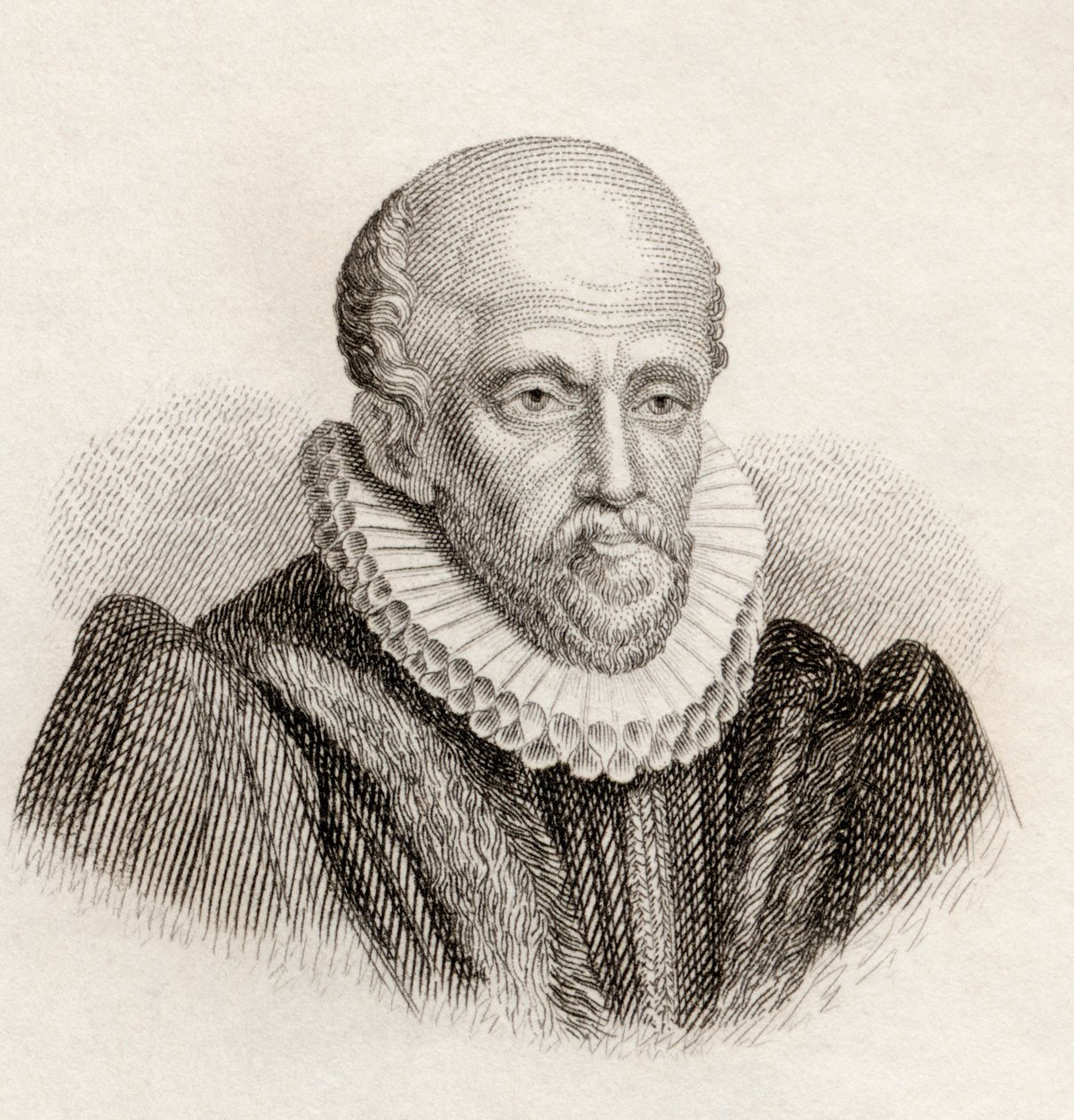 John Stow, z „Crabbes Historical Dictionary“, vydaného v roce 1825 od English School