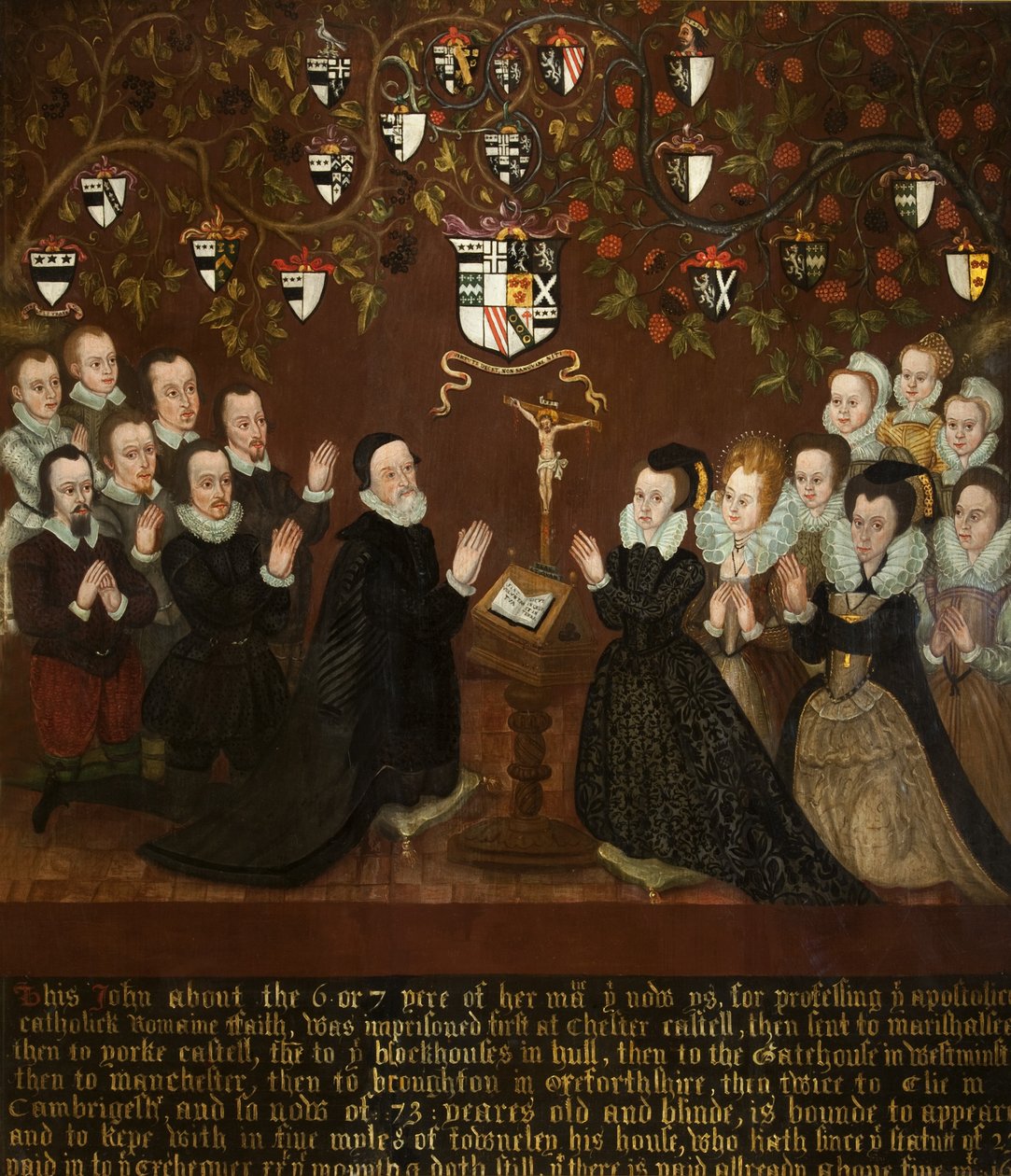 John a Mary Towneley a rodina, 1601 od English School
