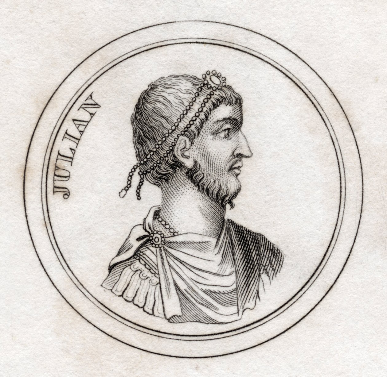 Julian the Apostata, z „Crabbova historického slovníku“, vydaný v roce 1825 od English School