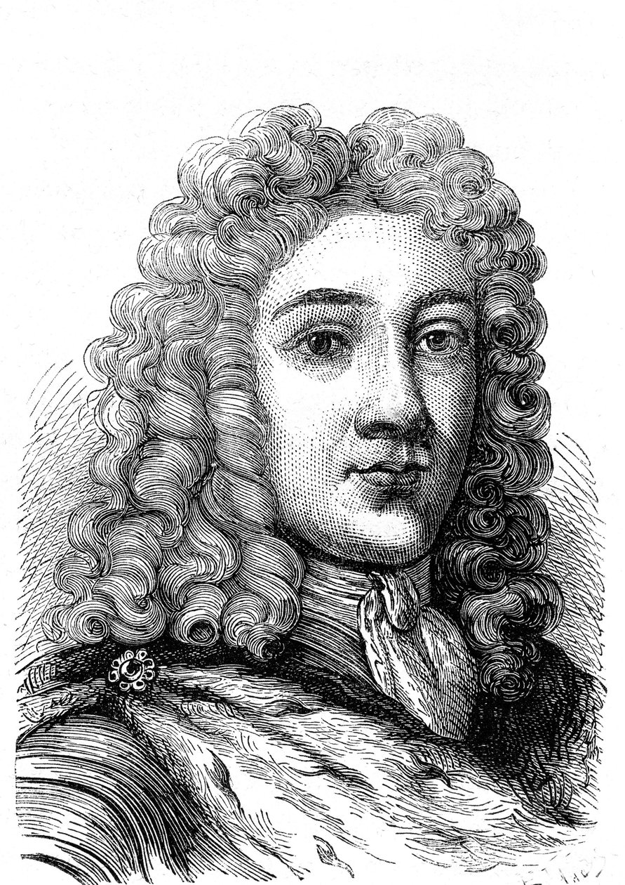 Anglický král Jiří II od English School