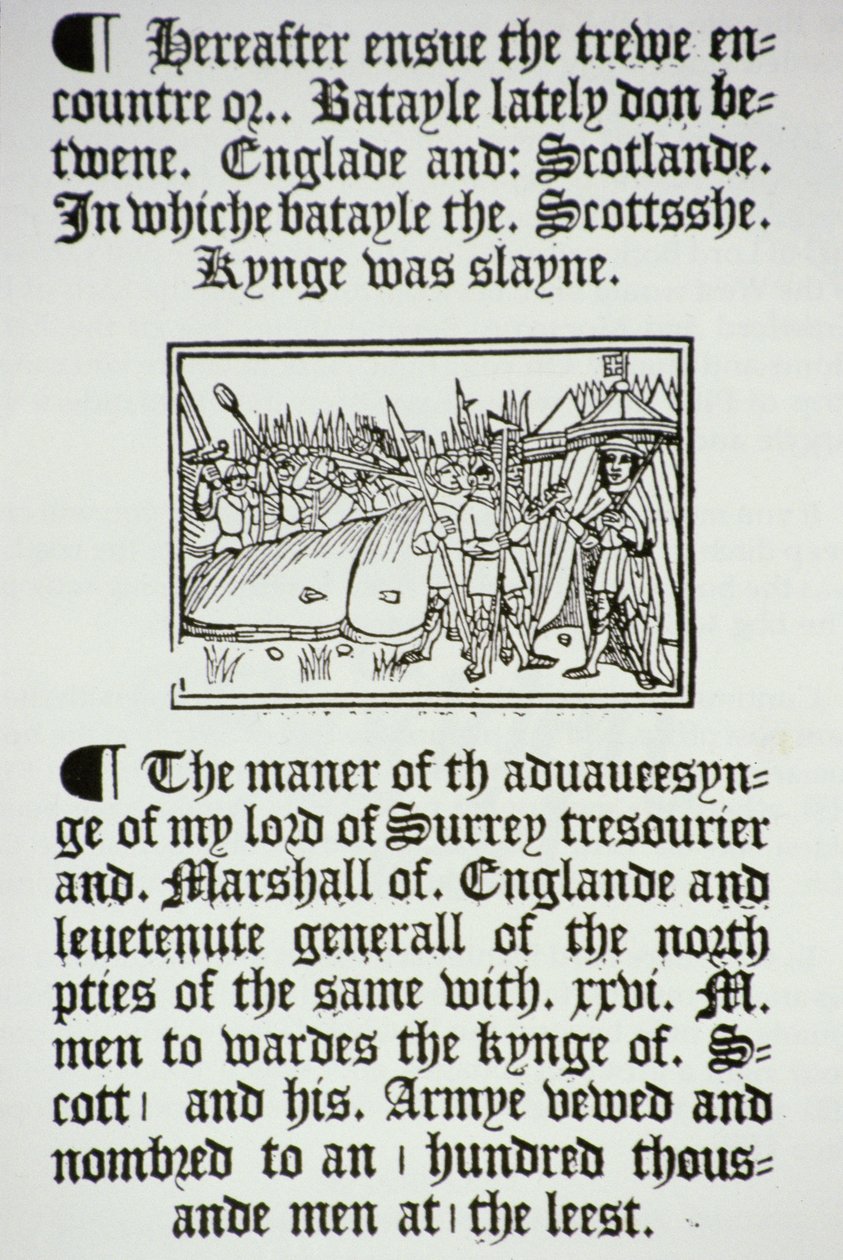 Král Jindřich VIII. (1491-1547) a jeho rytíři po vítězství Angličanů nad Skoty na Flodden Field v roce 1513 od English School