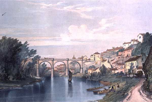 Knaresborough Viaduct, East and West Yorkshire Junction Railway, deska 38 z Rees