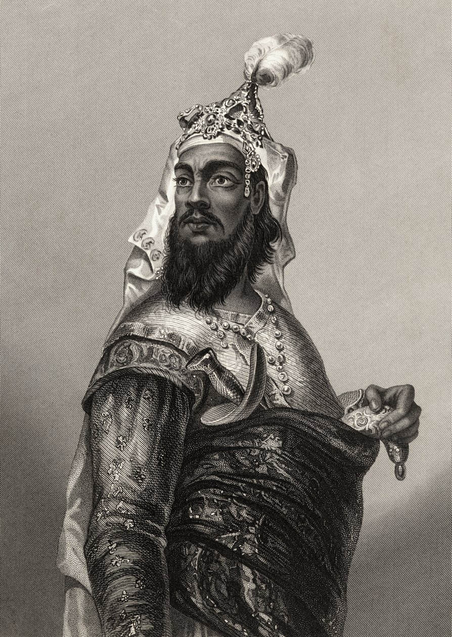 Kooer Singh, z „Historie indické vzpoury“, vydané v roce 1858 od English School