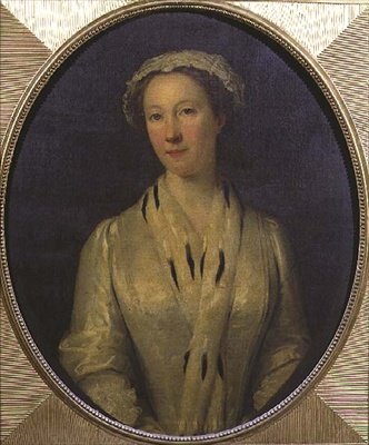 Lady Mary FitzHerbert, rozená Cromwell, dcera hraběte z Ardglass, kolem roku 1656 od English School