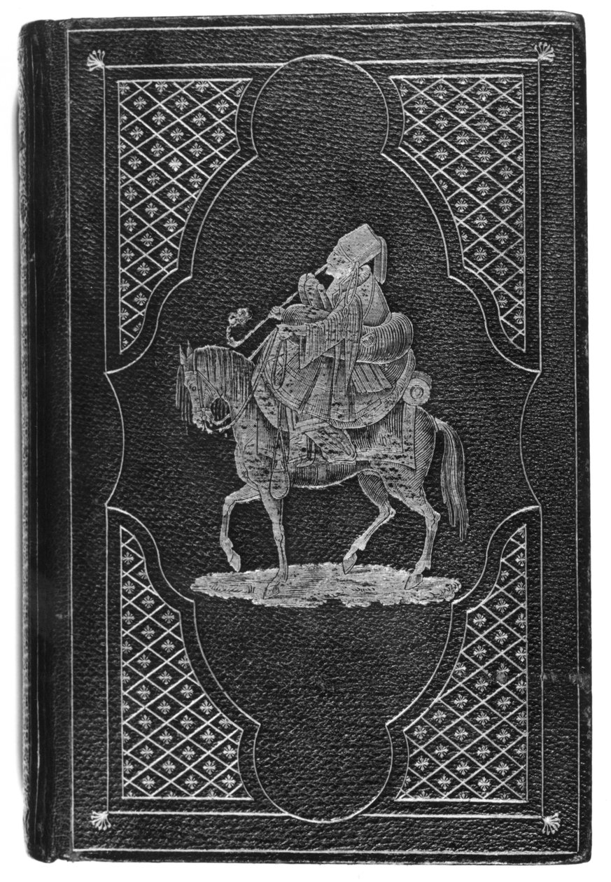 Kožený potah pro Eothen; aneb Stopy cestování přivezené domů z východu od Alexandra Williama Kinglakea (1809-91) vydané v roce 1844 od English School