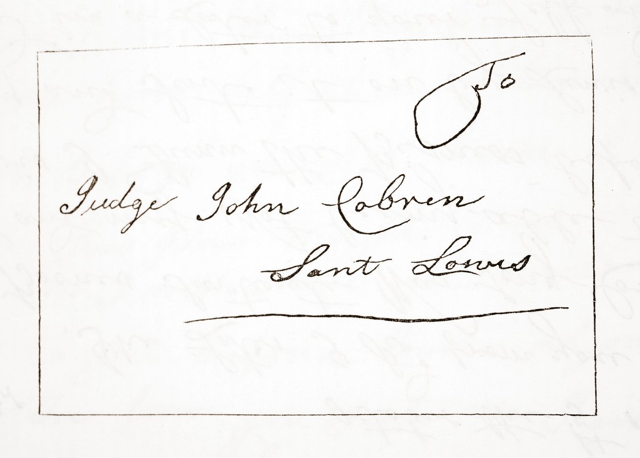 Dopis Daniela Boonea soudci Johnu Cobrenovi, originál ze dne 5. října 1809 (viz také 619584) od English School