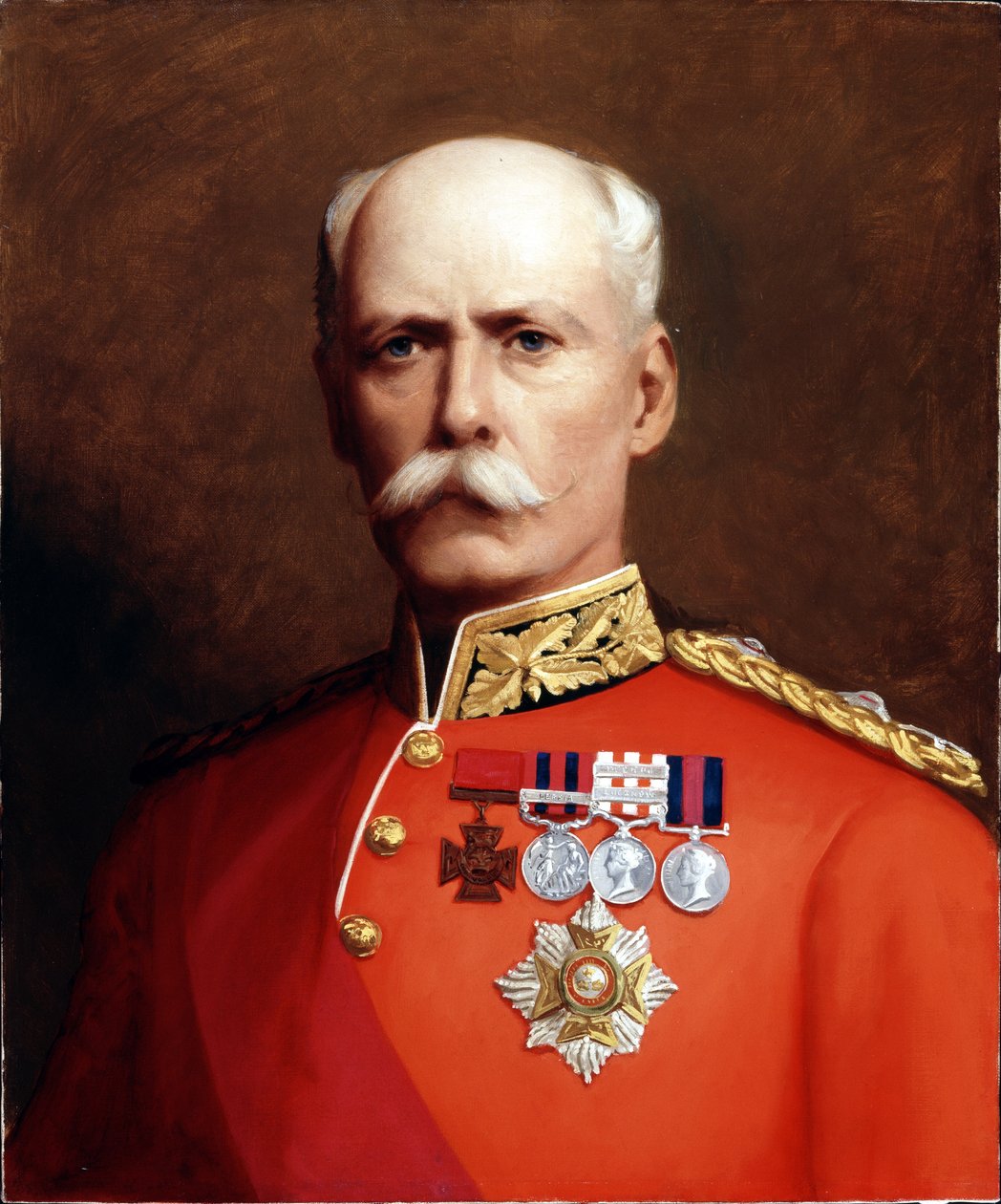 Generálporučík Sir Henry Marshman Havelock-Allan (1830-97) kolem roku 1881 od English School