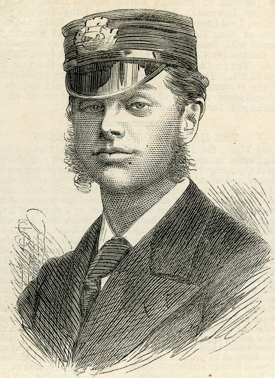 Poručík R.H. Archer, 1875 od English School