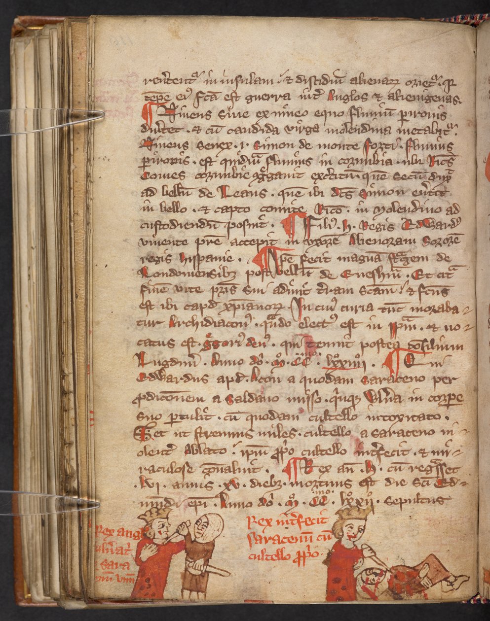 Lindisfarne Gospels, Cotton MS Nero A IV, f. 110v (pergamen) od English School