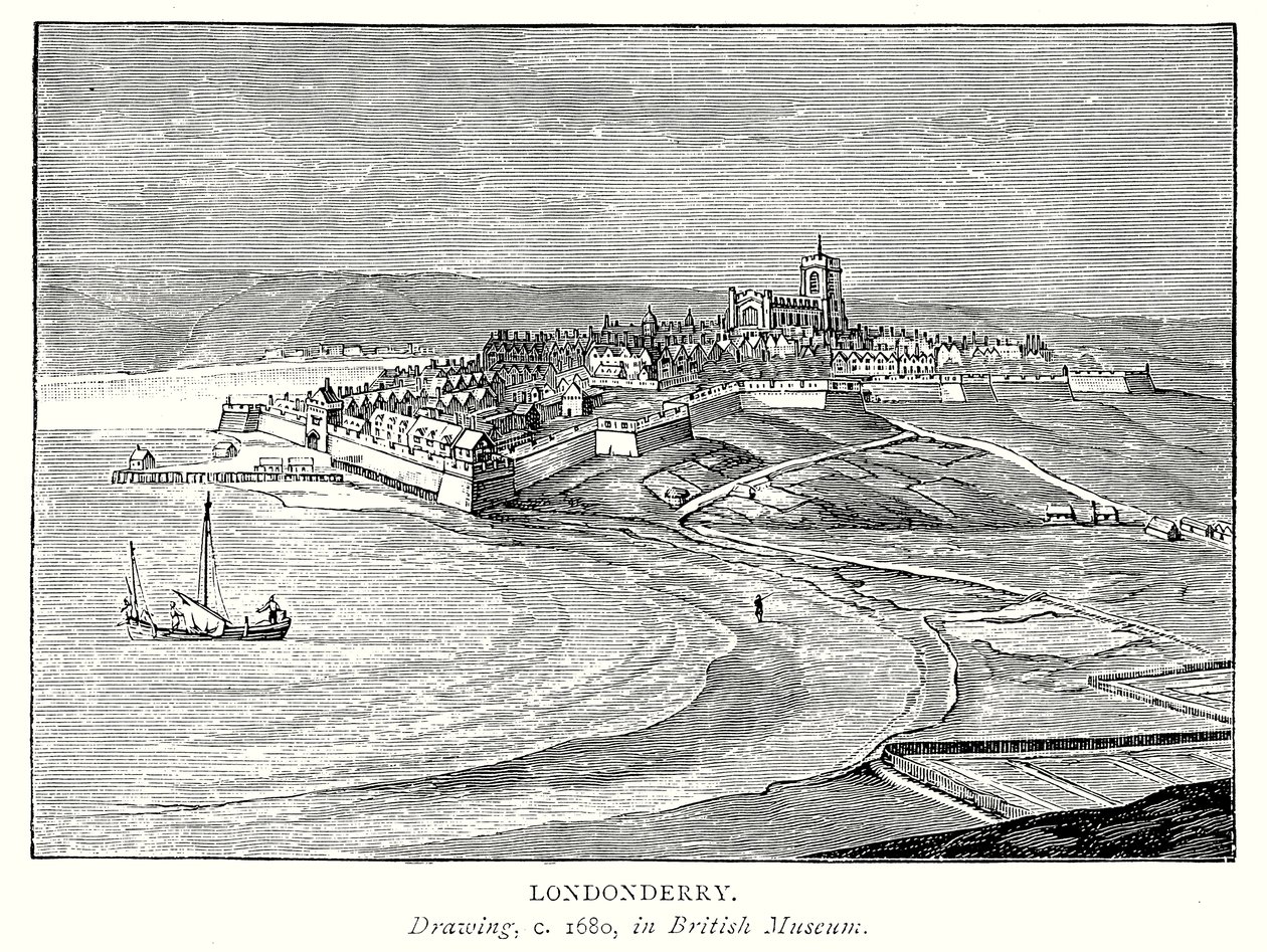 Londonderry (rytina) od English School