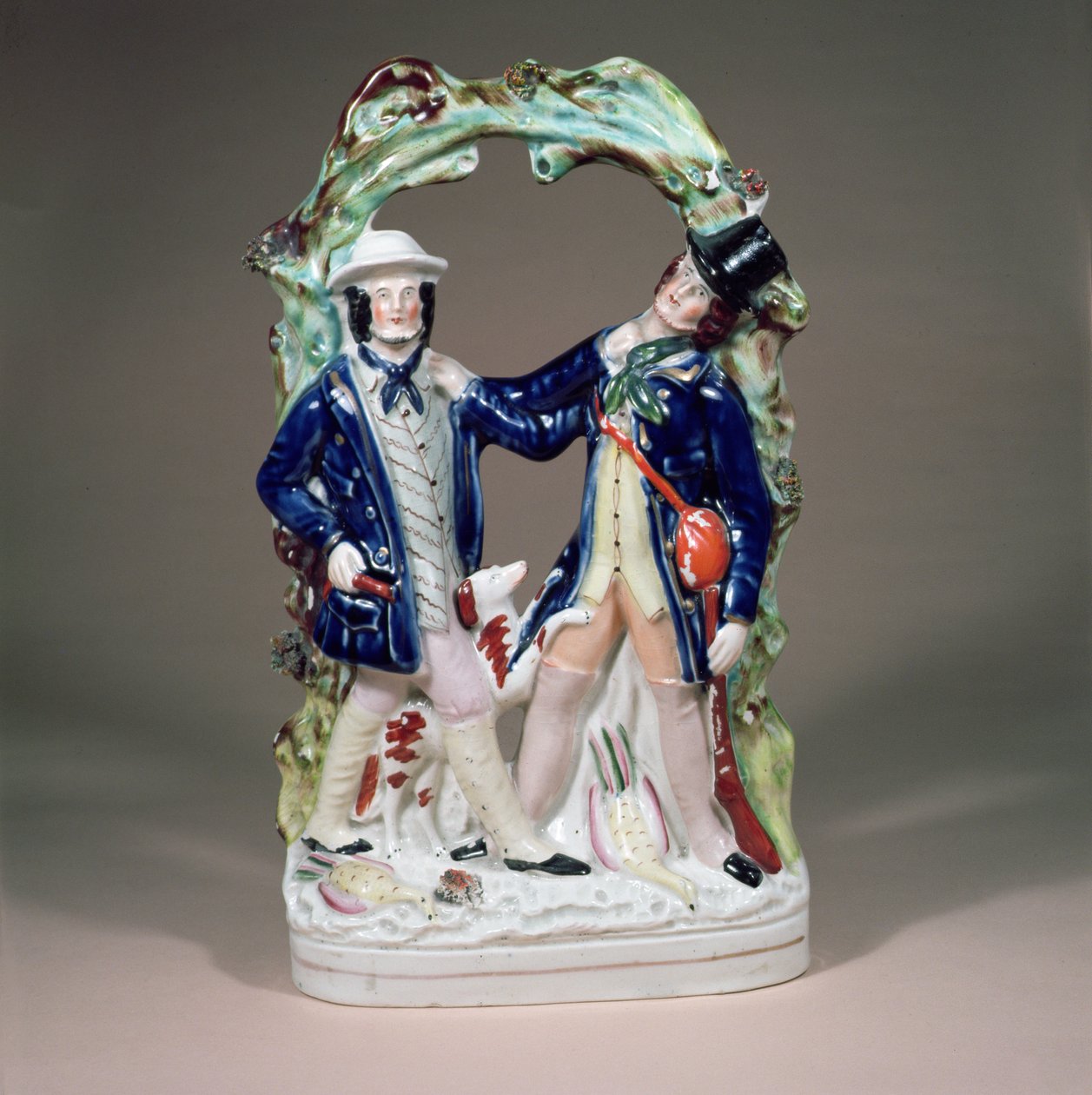 Skupina Longton Hall od Sampsona Smithe, kolem roku 1850 (porcelán) od English School