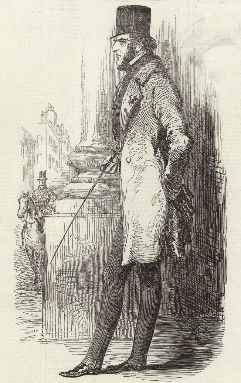 Lord George Bentinck (rytina) od English School