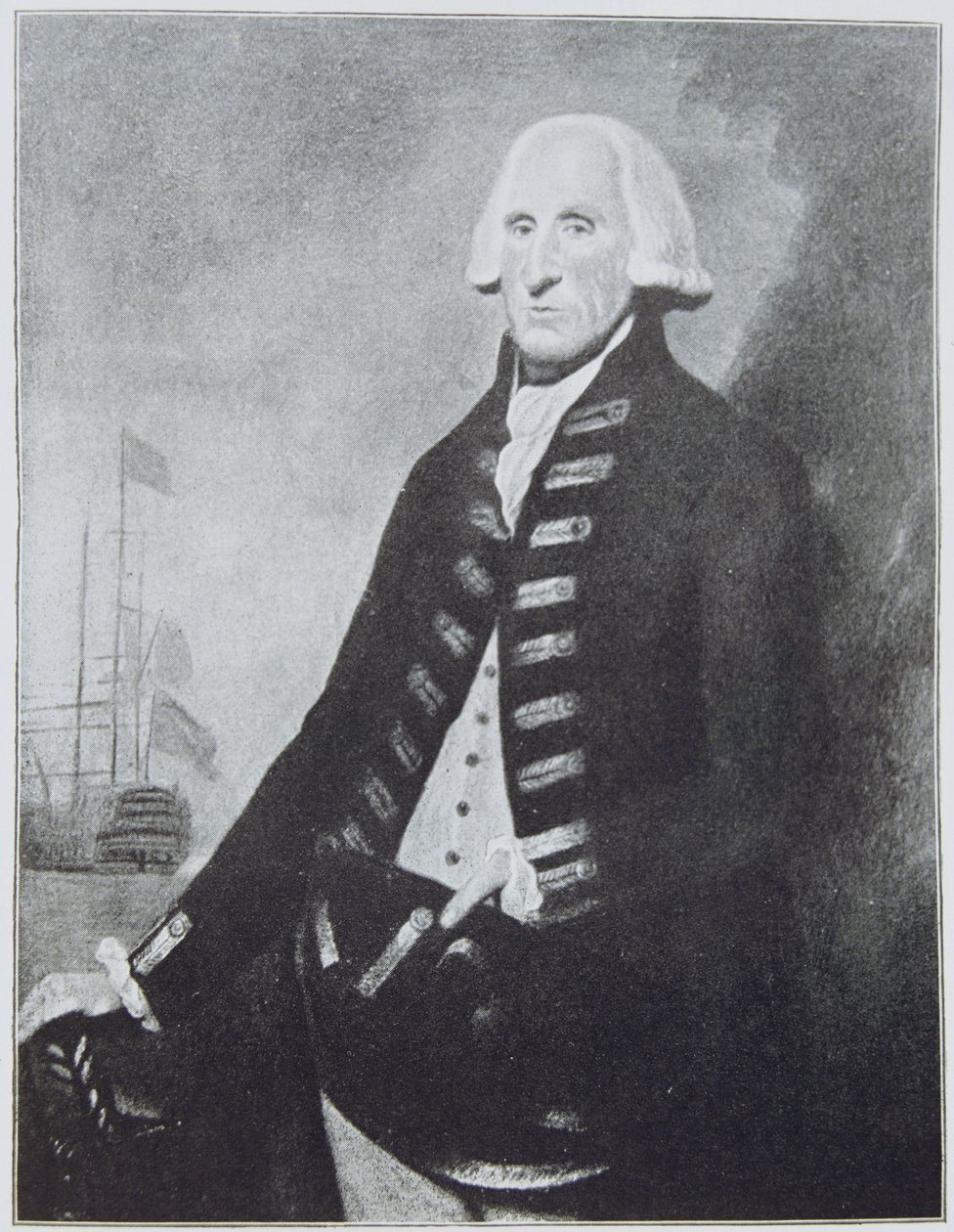 Lord Hood (1724-1816) od English School
