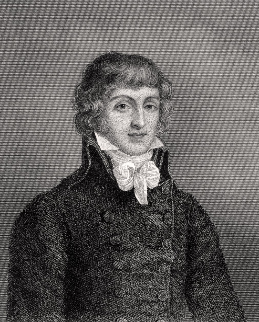 Louis Antonie Leon de Saint-Just, vyryl W.H. Mote, ilustrace z 