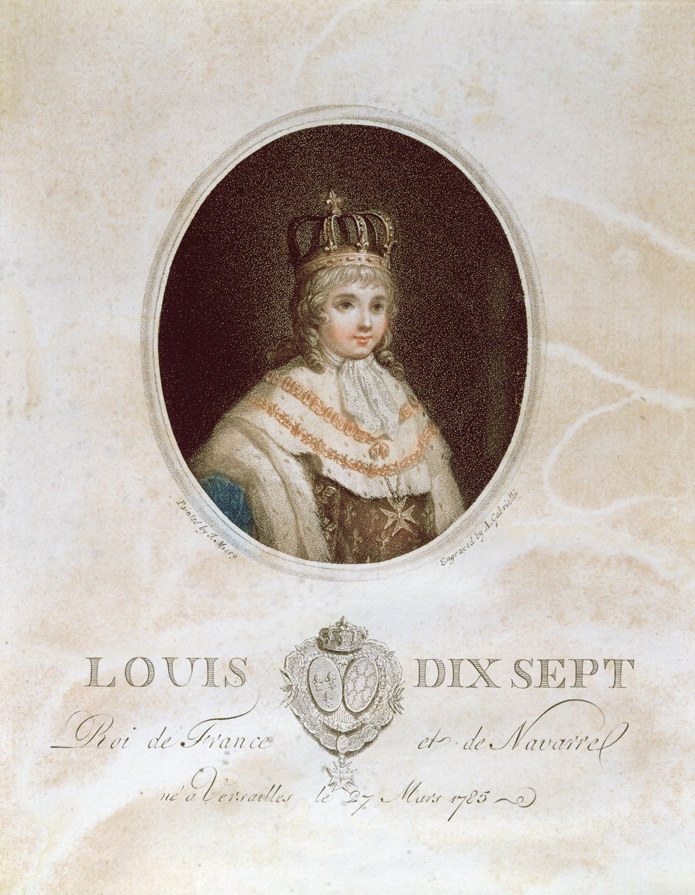 Ludvík XVII., kolem roku 1793 od English School