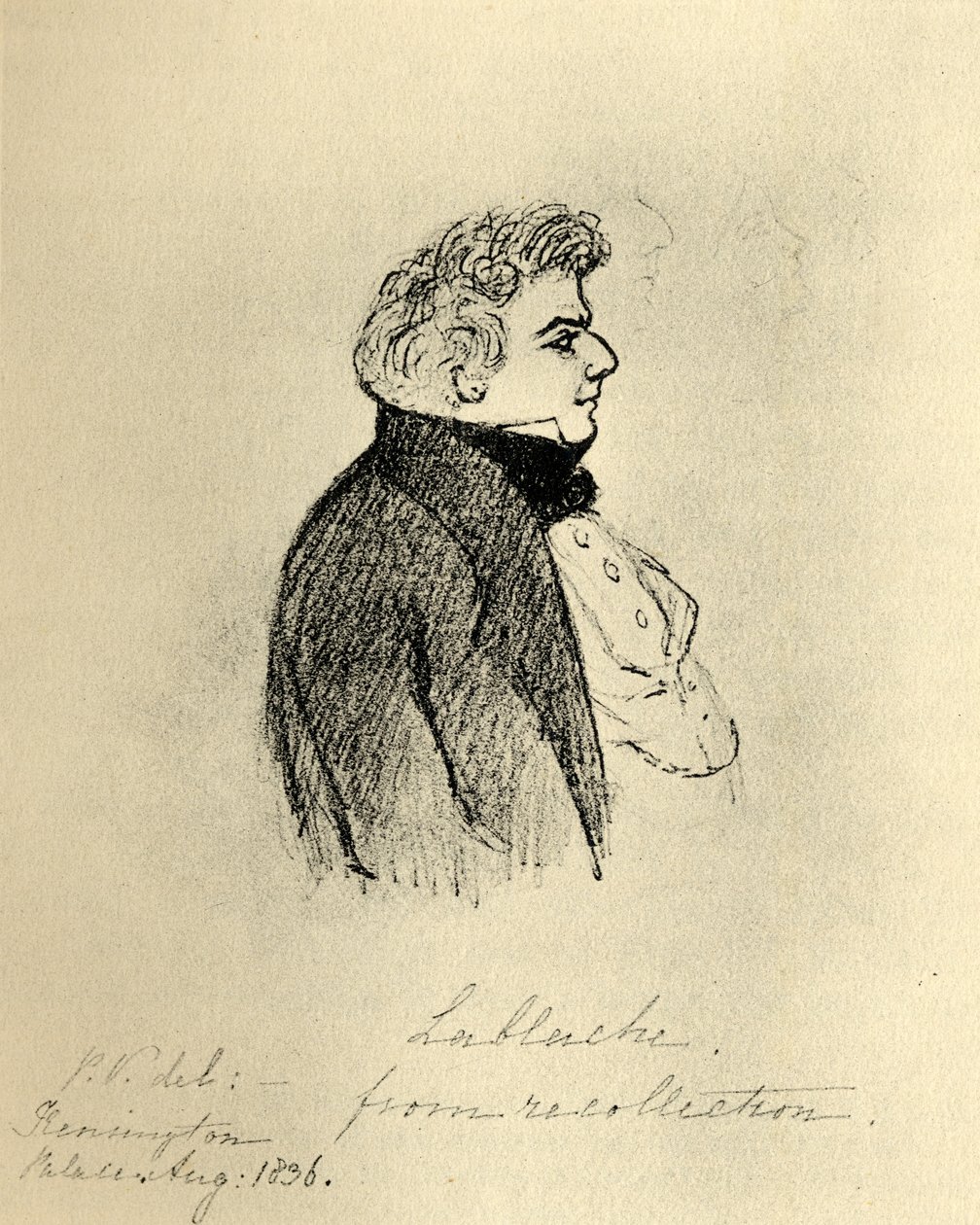 Luigi Lablache (1784-1858) (rytina) od English School